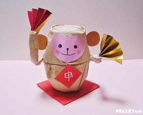 手が動くおさるさん〜手作りの置き物人形〜