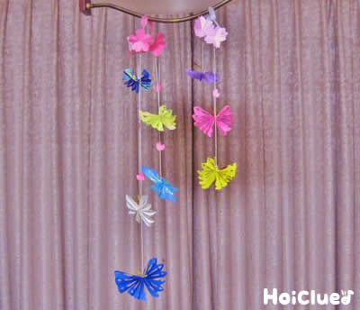 ひらひらちょうちょのモビール〜本格的な切り絵の製作飾り〜