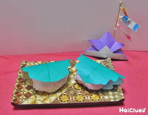 本物みたいなかしわもち〜作り方まで本格的な製作あそび〜