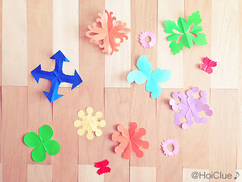 切り絵あそび〜準備いらずのはさみあそび〜