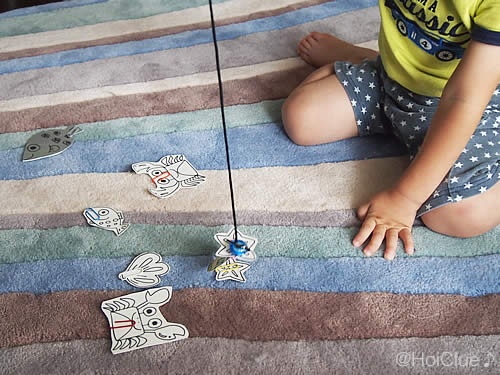 何が釣れるかな？〜牛乳パックde魚つりあそび〜