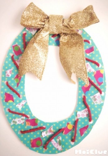 ひも通しリース〜アレンジ自在のクリスマス製作遊び〜