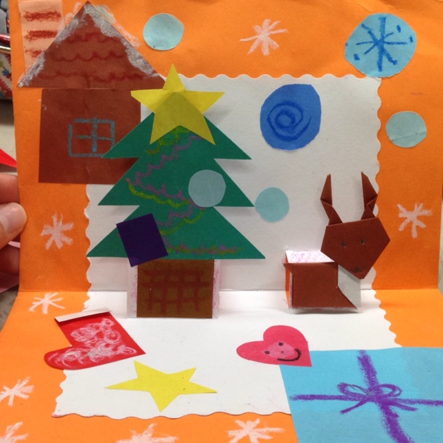 【みんなの投稿】飛び出すクリスマスカード！