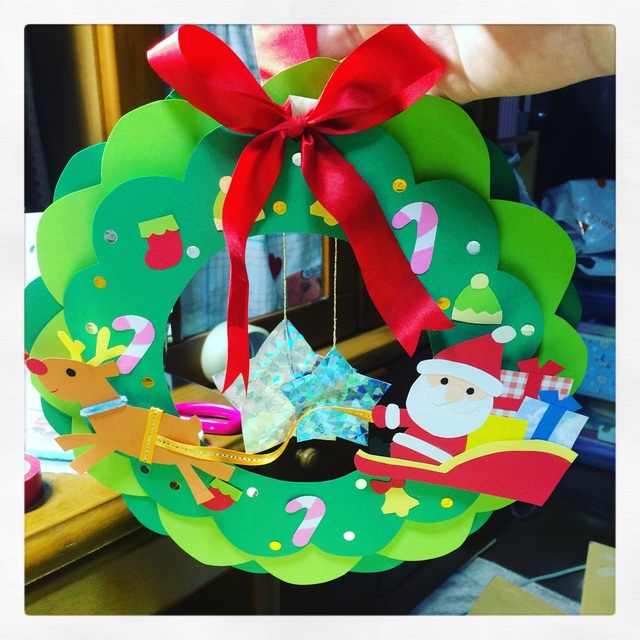【みんなの投稿】【クリスマスリース】