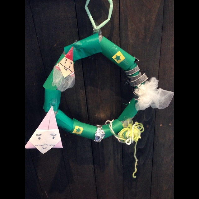 【みんなの投稿】サンタ付き♪クリスマスリース