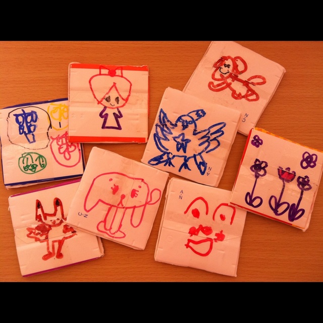 【みんなの投稿】牛乳パックの手作りめんこ