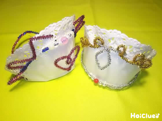 きらきらティアラ〜意外なものを使ったアイデア製作〜