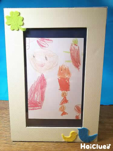 空き箱フォトスタンド〜写真展や絵画展もできちゃう思い出詰まった製作遊び〜