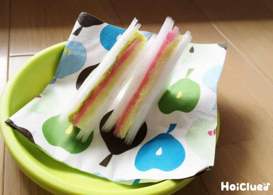 スポンジサンドイッチ〜意外な素材で作る製作あそび〜