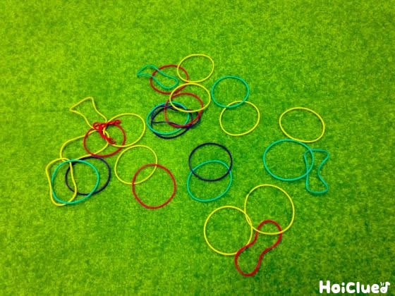 ねじねじ輪ゴムあそび〜輪ゴム1つで楽しめる、おもしろゲーム〜