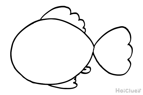 【ぬりえ】さかな〜アレンジいろいろバージョン〜