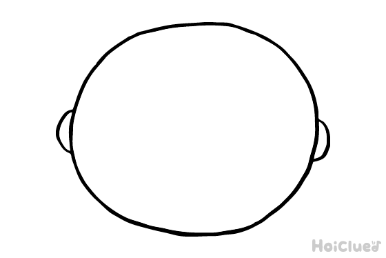 【ぬりえ】顔〜アレンジバージョン〜