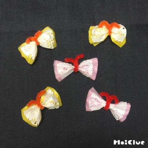 レースペーパーで手のひらちょうちょ〜春の手作り壁面飾り〜