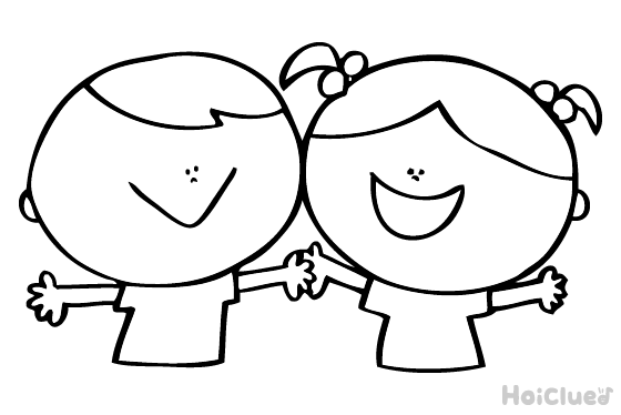 【ぬりえ】こども〜ノーマルバージョン〜