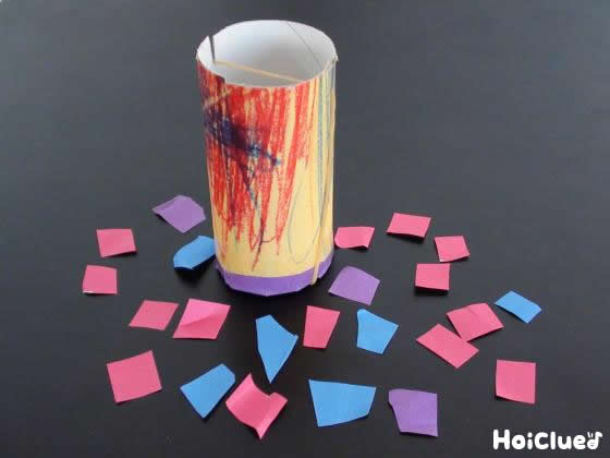 パンッ！と飛び出るびっくりクラッカー〜お祝いの日にぴったりの製作遊び〜