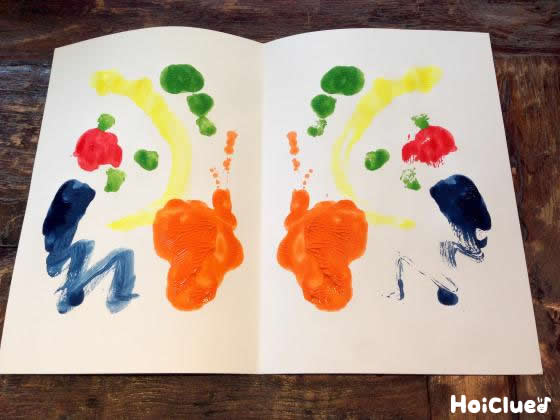 【お絵描き技法】デカルコマニーってなぁに？〜絵の具で楽しむ模様作りの遊び方〜