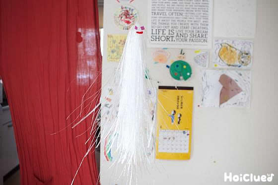 【工作コラム】触手で握手！？ふわふわ静電気宇宙人〜素材／スズランテープ〜