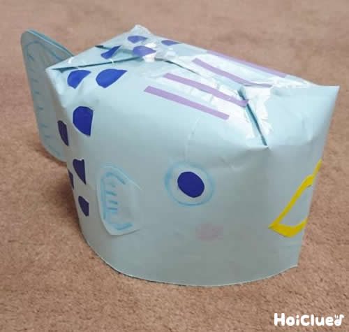 ぎょぎょ！魚のぼうし〜封筒で作るおもしろアイテム〜