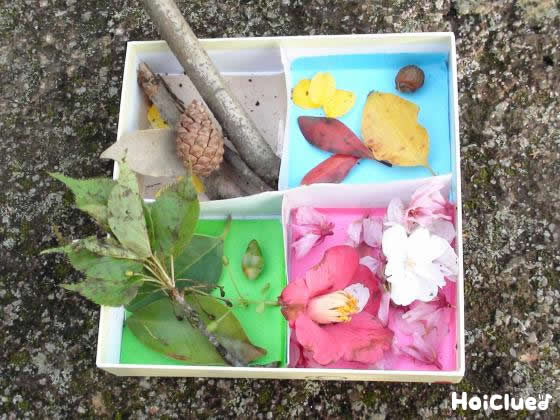 春を集めたカラーボックス〜春のお散歩にもってこいのおもしろあそび〜