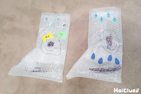 じゃぶじゃぶ♪おうちで長靴〜意外な素材で楽しむ製作あそび〜