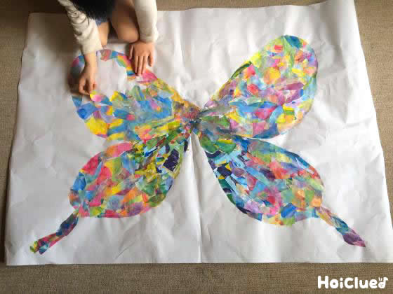 オリジナル色紙で貼り絵〜イメージふくらむ製作遊び〜