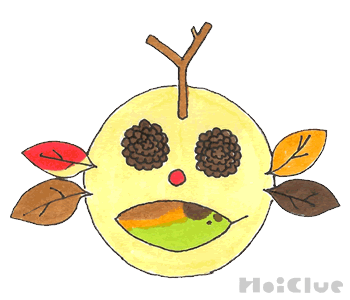 かお～素材を活かして自由に表現♪～