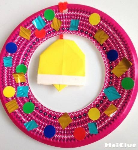 紙皿deリース〜アレンジ自在のクリスマス製作〜