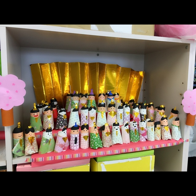 【みんなの投稿】クラスみんなでつくったお雛様