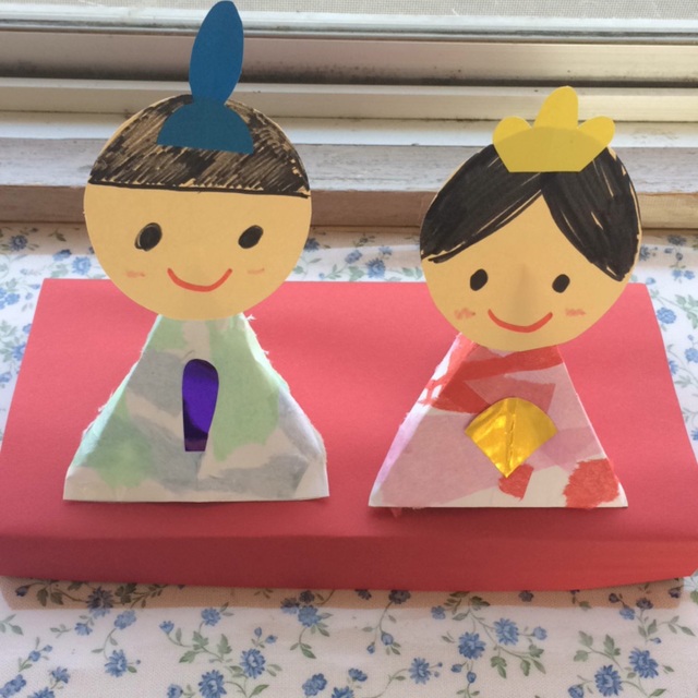 【みんなの投稿】1.2歳児 おひなさま