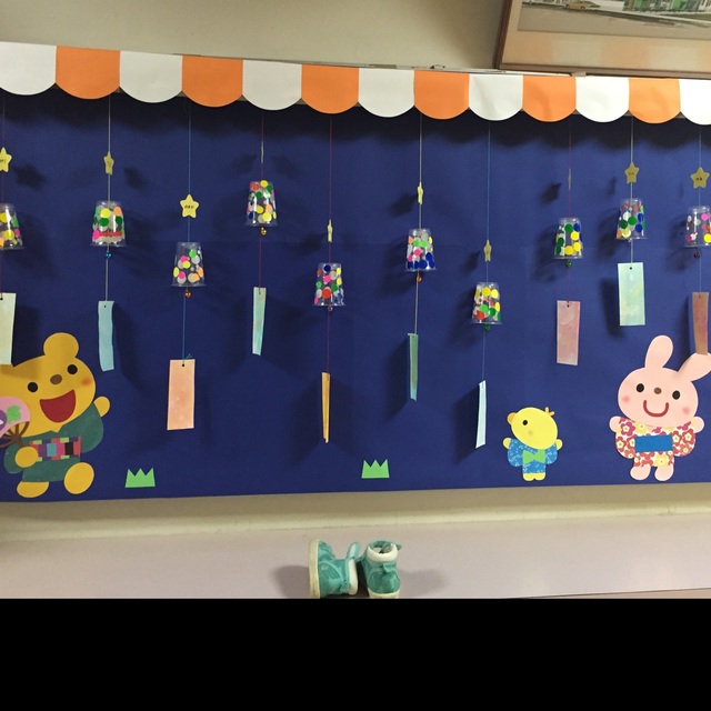【みんなの投稿】3歳児 玄関装飾 夏