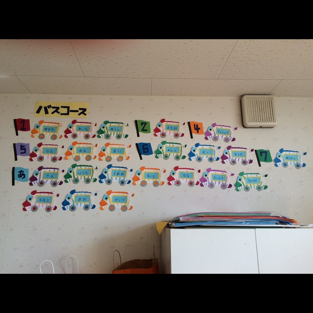 【みんなの投稿】バスコースしまうま年長