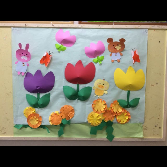 【みんなの投稿】4月の壁面