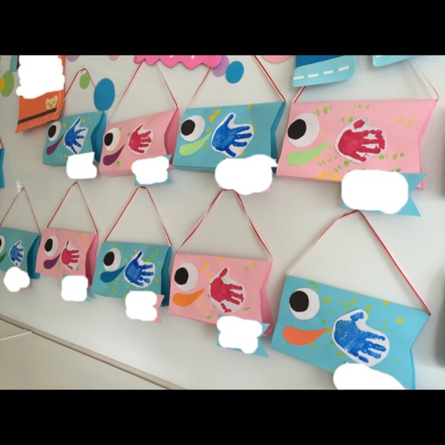 【みんなの投稿】鯉のぼり２歳児