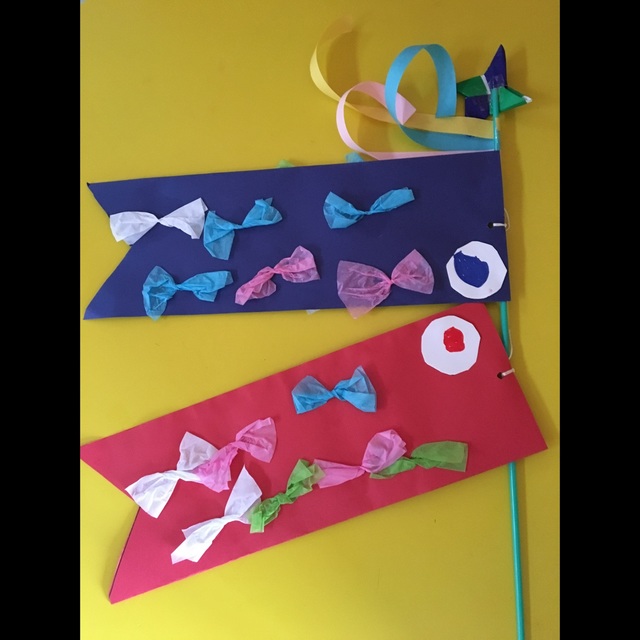 【みんなの投稿】4歳児こいのぼり製作