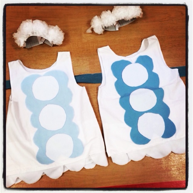 【みんなの投稿】生活発表会雲の衣装