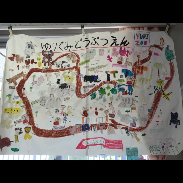 【みんなの投稿】親子遠足前に動物園作り