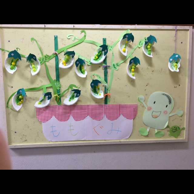 【みんなの投稿】３歳児5月壁面