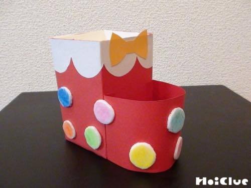 くつ下の小物入れ〜クリスマス時期にも楽しめそうな製作遊び〜