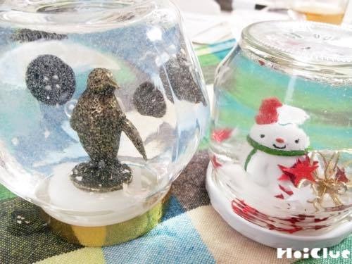 きらきらスノードーム〜イメージを膨らませて楽しむ冬の製作遊び〜
