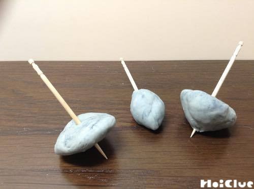 お手軽コマ〜手作り粘土で簡単製作遊び〜