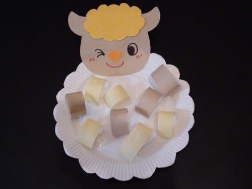 輪っかの毛皮！めぇめぇひつじ〜少ない材料で楽しめる製作遊び〜