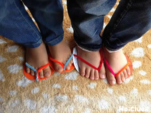 手作りビーチサンダル〜簡単だけどおもしろい製作遊び〜