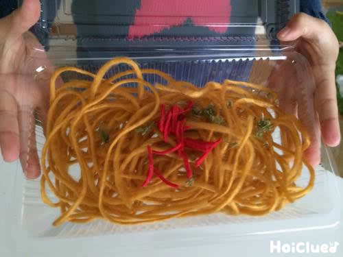 やきそばやさん〜お祭り気分が味わえる♪毛糸で簡単製作遊び〜