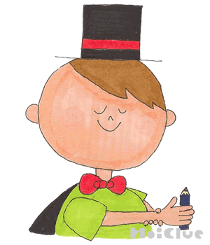 くっついちゃった！～えんぴつ1本でできる簡単手品～