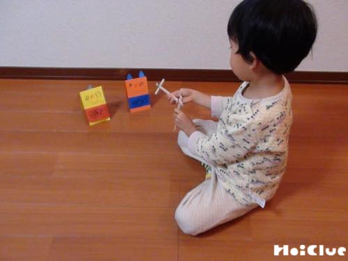 割り箸鉄砲で鬼退治！〜3つの材料で楽しめる手作りおもちゃ〜