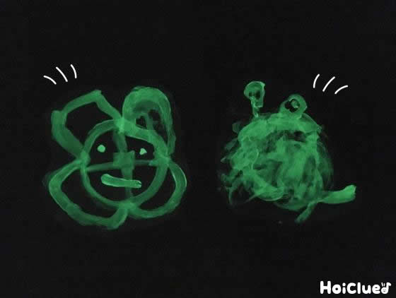 【工作コラム】暗闇で光る！ピカピカ宇宙人〜素材／夜光塗料〜