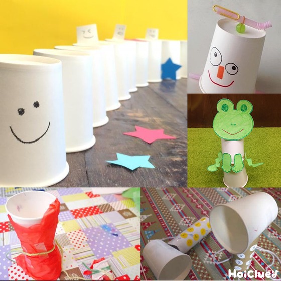 紙コップ工作16選！〜身近な素材を通して楽しむ手作りおもちゃアイデア集〜