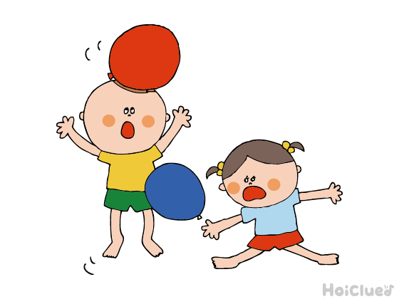 ふわふわふうせん運び〜息を合わせてゴールを目指そう！〜