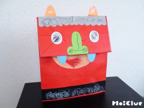 おにパペット〜遊び方色々の手作り鬼さん〜