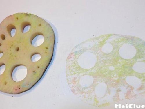 ぺたぺたポンポン♪野菜スタンプ〜野菜の切り口を活かした製作遊び〜